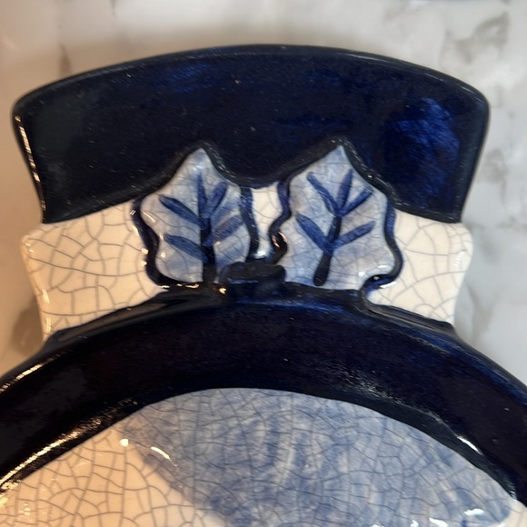 Dedham Pottery Snowman Serving Plate - Picture 5 of 9